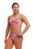 Girl's Swim Crop Top Rock Star