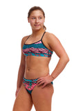 Girl's Swim Crop Top Wild Things