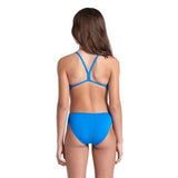 Girls' Team Swimsuit Challenge Solid Blue river