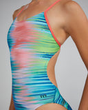 Women's Cutoutfit Swimsuit Bravura white/multi