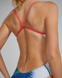 Women's Cutoutfit Swimsuit Bravura white/multi