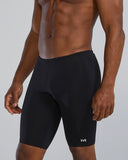 Men's Jammer Swimsuit Solid Black