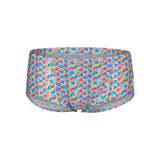 Men's Starfish Low Waist Swim Short White-Multi