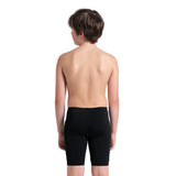Boy's Logo Graphic Swim Jammer Black-soft green multi