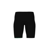 Boy's Logo Graphic Swim Jammer Black-soft green multi