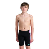 Boy's Ondulation Swim Jammer Black-multi violet
