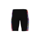 Boy's Ondulation Swim Jammer Black-multi violet