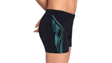 Short de bain réfléchissant garçon noir