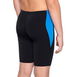 Maillot de bain garçon Panel noir-bleu river