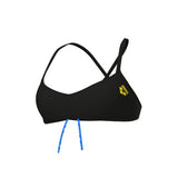 Women's Bandeau Live R black-yellowstar