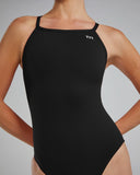 Women's TYR  Durafast Elite® Women's Diamondfit Swimsuit - Solid Black