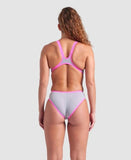 Arena Women's One Biglogo One Piece Sea-Foam/Fluo Pink