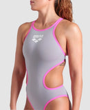 Arena Women's One Biglogo One Piece Sea-Foam/Fluo Pink