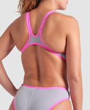 Arena Women's One Biglogo One Piece Sea-Foam/Fluo Pink