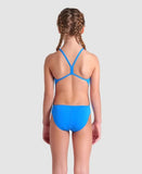 Girls' Swimsuit Challenge Solid Blue River-Artic Lime