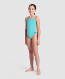 Teambadpak voor meisjes Challenge Solid Water