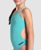 Teambadpak voor meisjes Challenge Solid Water