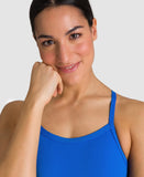 Maillot de bain Femme Arena Team Challenge Solid Rouge - Blanc