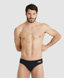 Slip de Bain Team Homme Solide Noir-Or