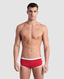 Men's Icons Swim Low Waist Red-White