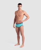 Heren Icons Swim Lage taille Water-marineblauw