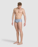 Men's Starfish Low Waist Swim Short White-Multi