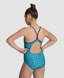 Marine-turquoise Starfish Lightdrop Back-meisjesmeisje