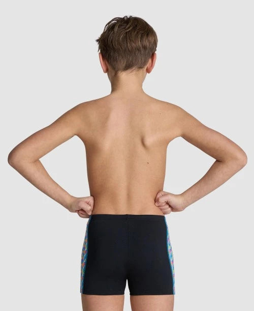 Boy's Starfish Swim Short Black-Multi – Not Normal Swimwear