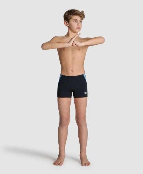 Boy's Starfish Swim Short Black-Multi – Not Normal Swimwear
