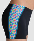 Short de Bain Garçon Étoile de Mer Noir-Multi