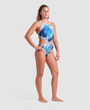 Arena Women's One Print Tech Back Black-Multi-White