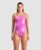 Women's Challenge Back Tie Dye Pink-multi-pink