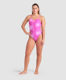 Women's Challenge Back Tie Dye Pink-multi-pink