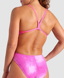 Women's Challenge Back Tie Dye Pink-multi-pink