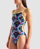 Women's Swimsuit Multi Chameleon Lace Back