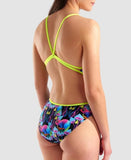 Women's Swimsuit Multi Chameleon Lace Back
