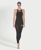 Women's Powerskin R-Evo FBLLO Open Water Black-Fluo-Yellow