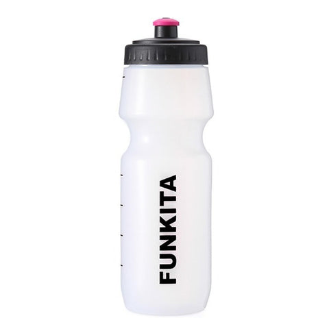 Water Bottle 750 ml Funky White Crystal Pink