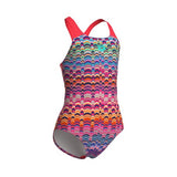 Girl's Ondulation Swimsuit Pro Back violet-coral