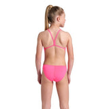 Girls' Team Swimsuit Challenge Solid Shoking pink-blue river