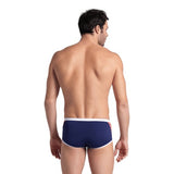 Maillot de bain Icons taille basse homme Marine-blanc-rouge