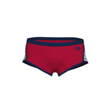Heren Icons Swim lage taille rood-marineblauw