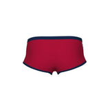 Heren Icons Swim lage taille rood-marineblauw