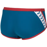 Heren Icons Swim lage taille blauw-Cosmo-rood