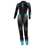 Dames Aegis X 3:3 volledig pak zwart/blauwgroen