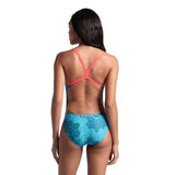 Women's Camo Kikko Swimsuit Challenge Back fluo red-multi