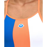 Women's Arena Icons Swimsuit Super Fly Back Panel Black-White-Nespola