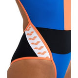 Women's Arena Icons Swimsuit Super Fly Back Panel Black-White-Nespola