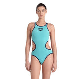 Arena Women's One Biglogo One Piece water-navy