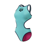 Arena Women's One Biglogo One Piece water-navy